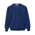 Men's 100% Pure Cashmere V-Neck Sweater-5