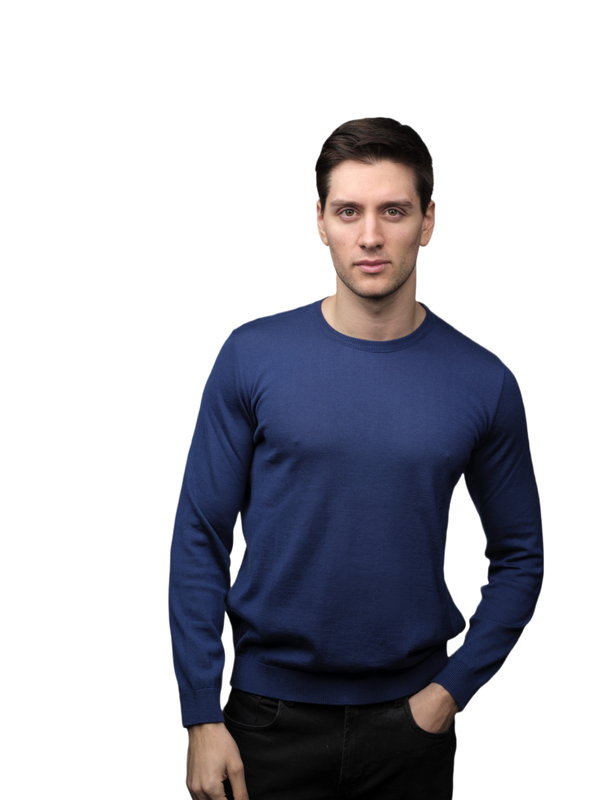 Maglia Uomo Girocollo in Lana Merino-0