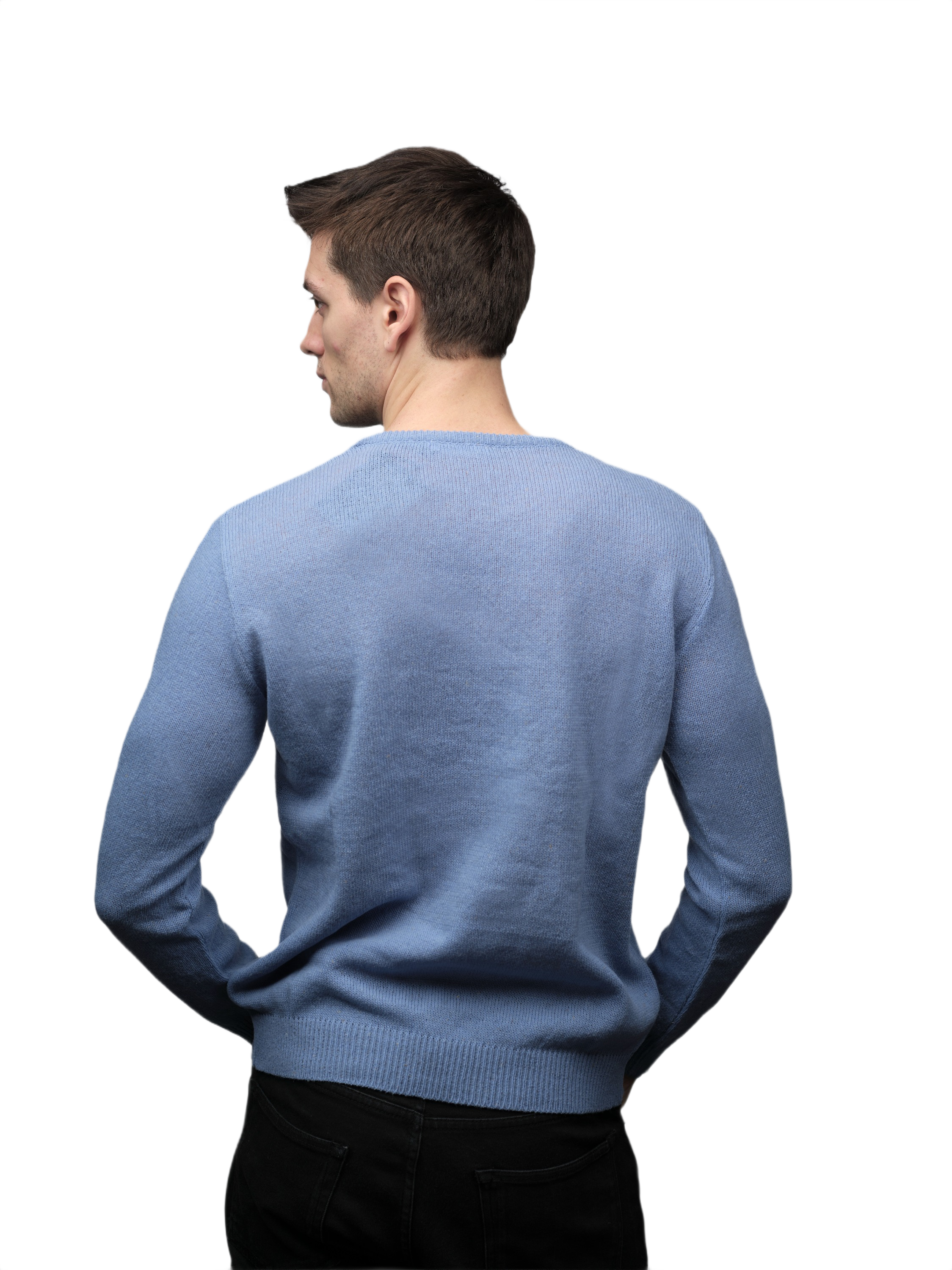 Maglia Uomo Lana Merino Girocollo Filiera Corta-4