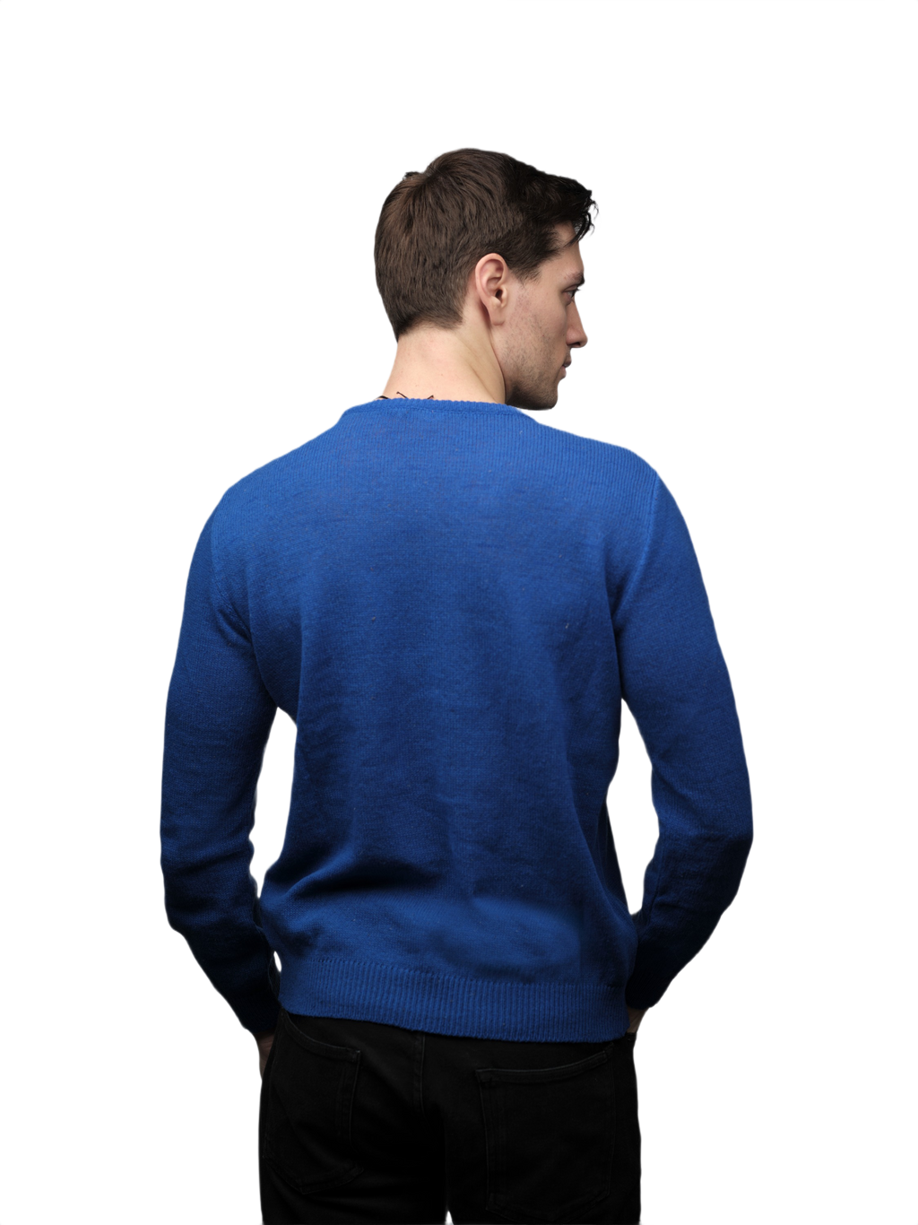 Maglia Uomo Lana Merino Girocollo Filiera Corta-2