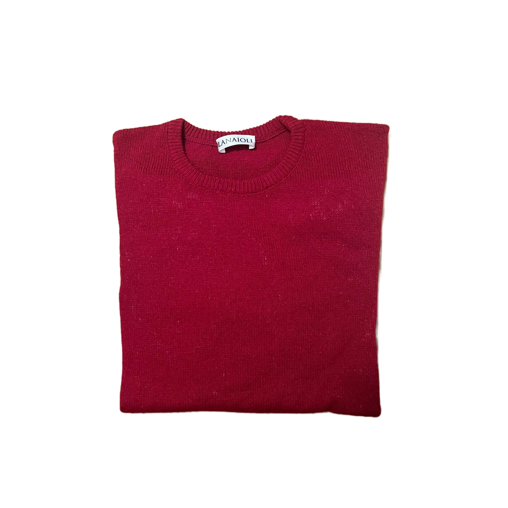 Maglia Uomo Lana Merino Girocollo Filiera Corta-5