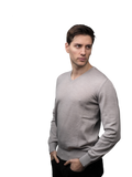 Maglia Uomo Scollo V Lana Merino Extrafine-0