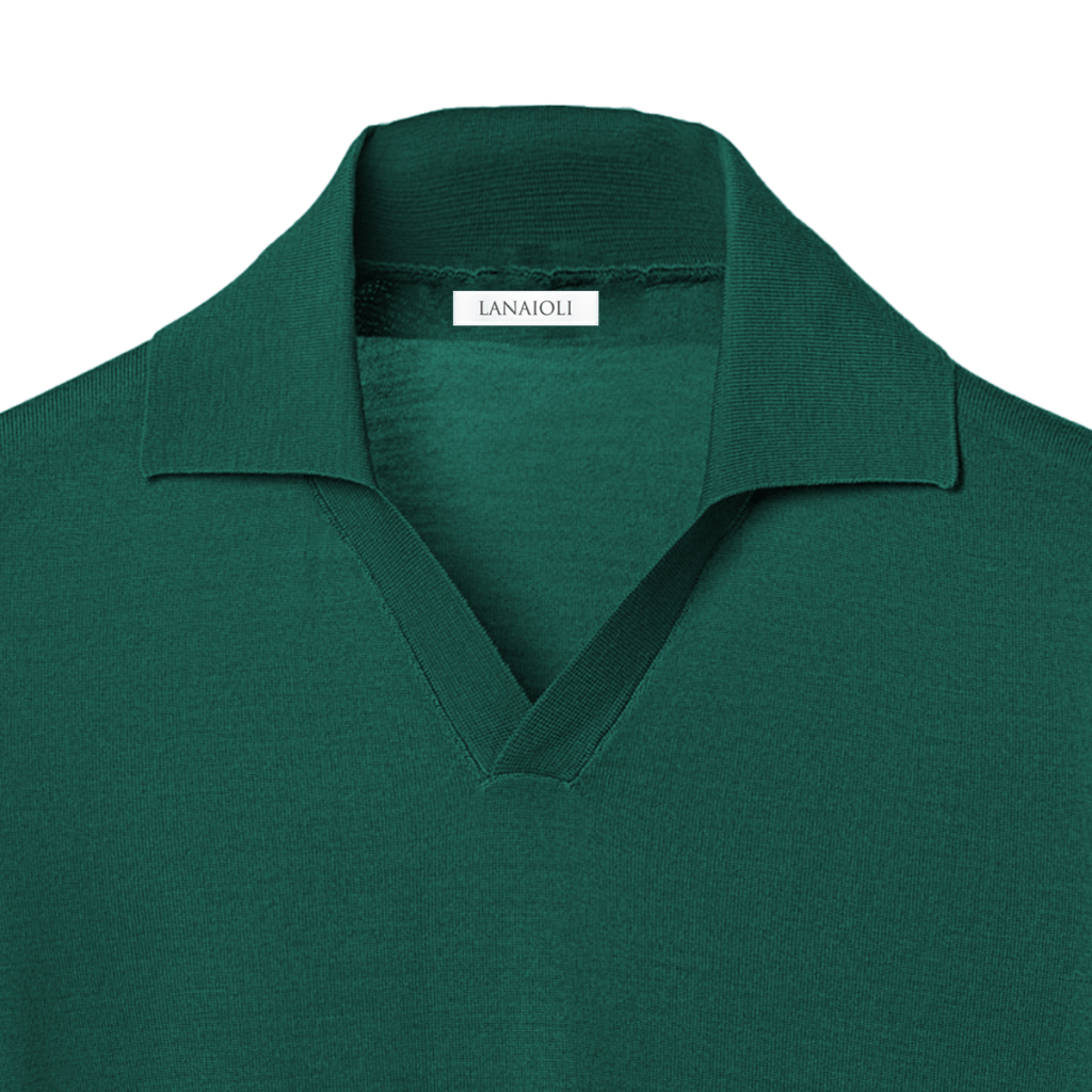 Polo Uomo Maniche Corte Pura Lana Merino Extrafine-3