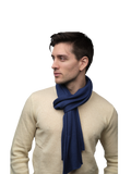 Sciarpa Uomo Rasata in Lana Merino-0