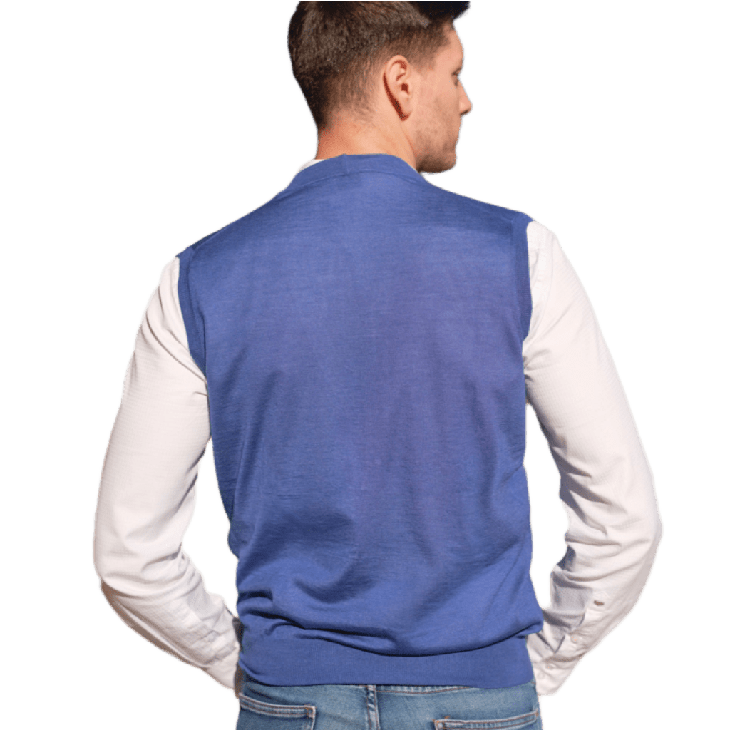 Gilet Uomo Misto Cashmere e Seta-3